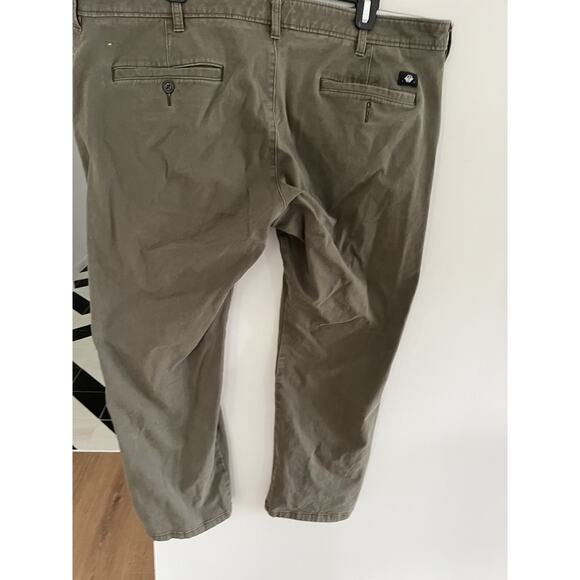 Dockers Mens 40 Straight Smart 360 Flex Khaki Green Pants Casual - Picture 2 of 14